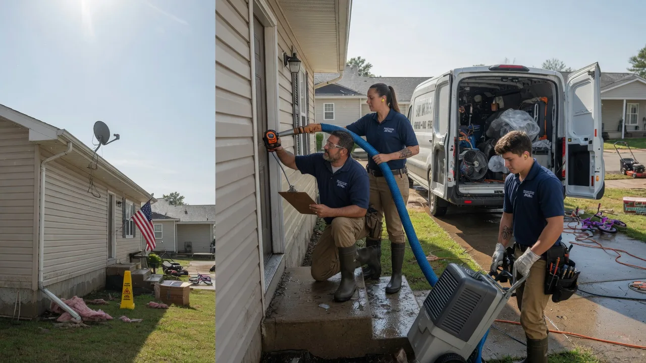 Ceiling Water Damage Restoration in New Vienna, OH near me